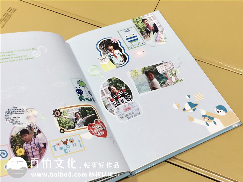 小學(xué)班級(jí)畢業(yè)紀(jì)念冊定制-六年級(jí)的班級(jí)同學(xué)錄