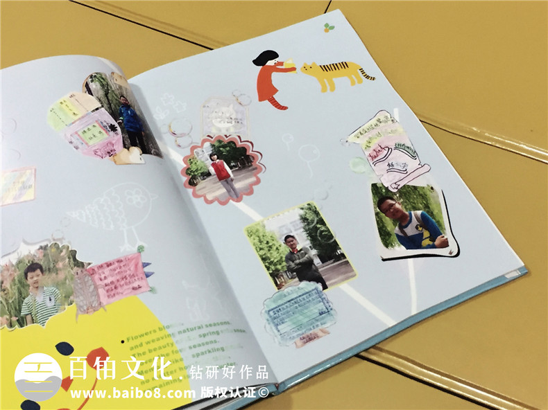 小學(xué)班級(jí)畢業(yè)紀(jì)念冊定制-六年級(jí)的班級(jí)同學(xué)錄