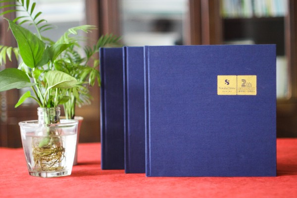 高端企業(yè)周年慶畫冊設(shè)計制作方案賞析-布面燙金紀念相冊案例模板