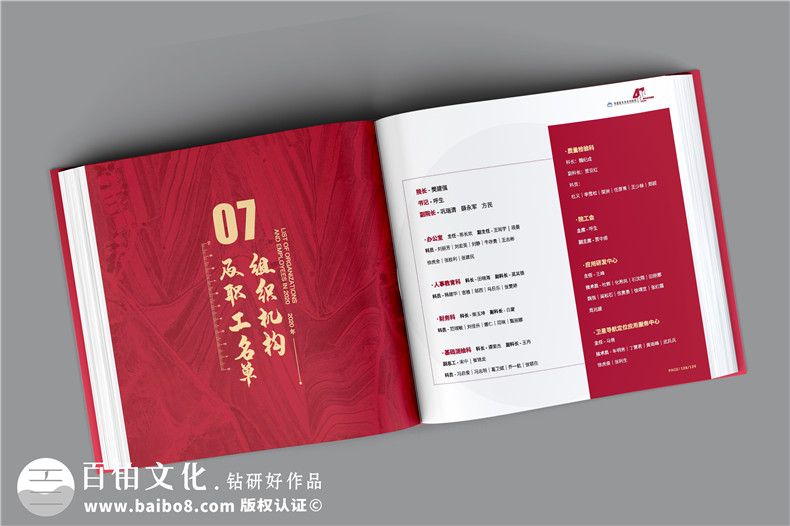單位40周年紀(jì)念冊-測繪院企業(yè)40周年慶畫冊設(shè)計怎么做