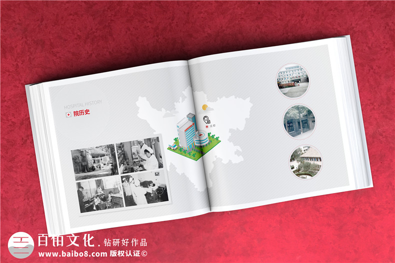 醫(yī)院建院80周年慶紀(jì)念畫(huà)冊(cè)-醫(yī)院40/50/60/70周年定制郵冊(cè)方案