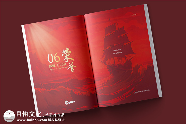 化工企業(yè)20周年紀(jì)念冊設(shè)計(jì)-公司整合發(fā)展大事記畫冊
