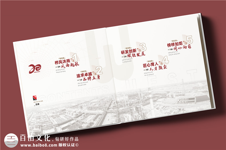 化工企業(yè)20周年紀(jì)念冊(cè)設(shè)計(jì)定制--鐫刻輝煌,展望未來(lái)?