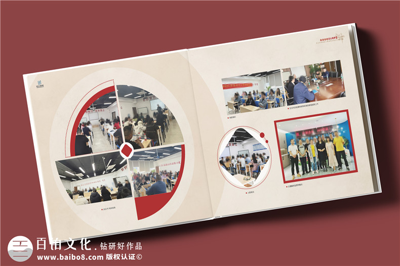 建筑行業(yè)公司成立20周年紀(jì)念冊-工程公司周年慶畫冊