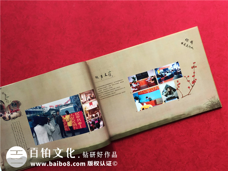 企業(yè)發(fā)展紀(jì)念冊設(shè)計-公司周年慶相冊制作-人民銀行江安支行30周年