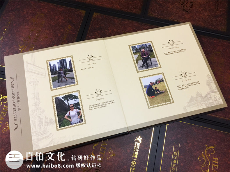 企業(yè)年會紀念冊-公司表彰大會相冊-百萬精英珍藏