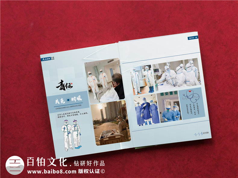 專業(yè)制作防控疫情紀(jì)念冊(cè) 紀(jì)念抗擊疫情的志愿者 記載志愿者抗疫成果！