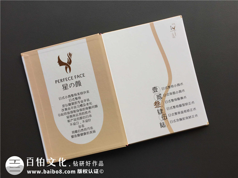 【整形美容醫(yī)院業(yè)務(wù)介紹手冊設(shè)計(jì)】美妝店項(xiàng)目（價格表）手冊制作