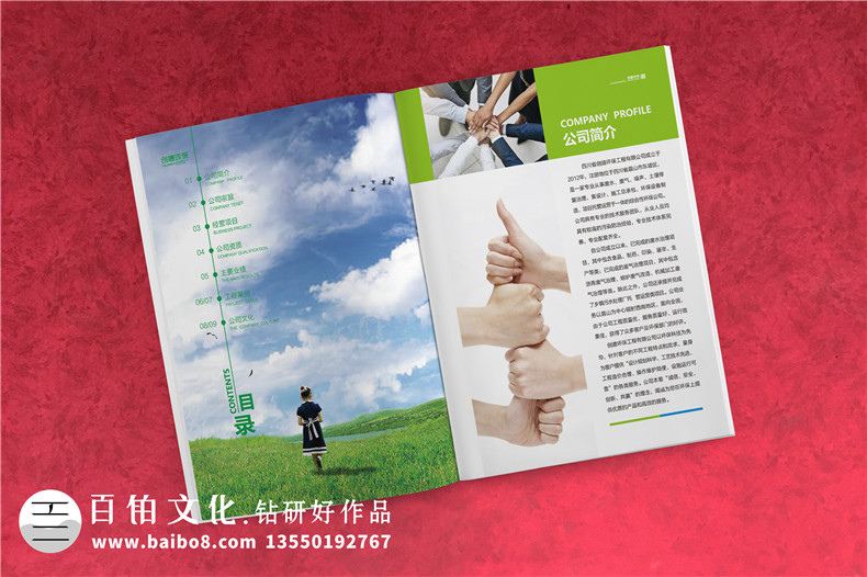 環(huán)保設(shè)備制造公司宣傳冊設(shè)計-土壤修復(fù)噪聲廢水治理企業(yè)畫冊制作