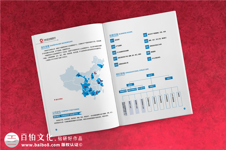 建材公司宣傳冊設計怎么做-礦業(yè)工程公司畫冊