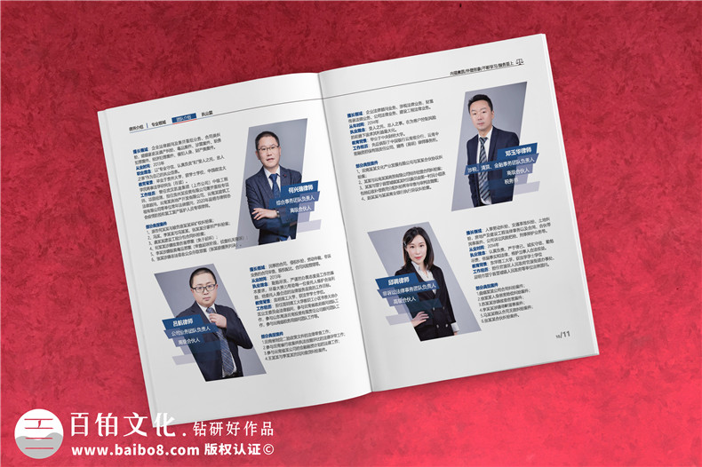 律師團(tuán)隊(duì)介紹宣傳冊(cè)設(shè)計(jì)-企業(yè)法律顧問(wèn)宣傳彩頁(yè)
