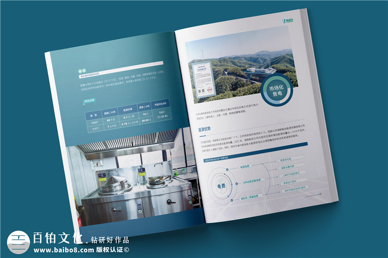 新能源行業(yè)宣傳冊設計-電力工程承包公司簡介畫冊制作