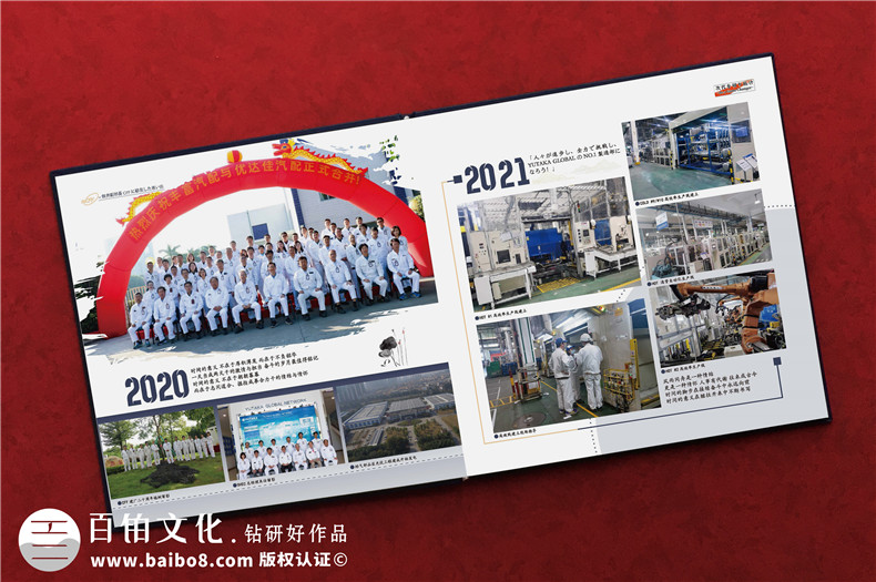 跨國公司員工離任紀(jì)念冊-外企駐場人員工作調(diào)任單位制作紀(jì)念冊