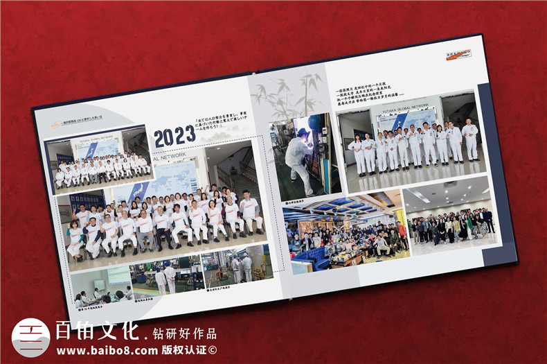 跨國公司員工離任紀(jì)念冊-外企駐場人員工作調(diào)任單位制作紀(jì)念冊